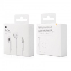APPLE MNHF2ZM/A EARPODS HEADSET & MICROPHONE HANDSFREE EARPHONES ON-OFF & VOLUME CONTROL WHITE iPHONE 