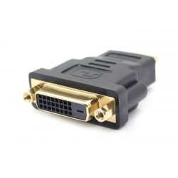 Powertech CAB-H028 Adapter HDMI 19pin 1.4v Male To DVI-D 24+1 Female Gold