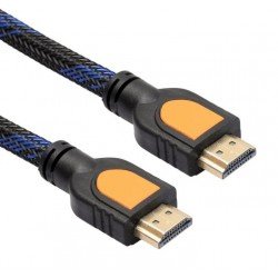 Καλώδιο Εικόνας HDMI V1.4 Full HD 3D M/M Gold Cable 5m H121 H089