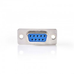 D-Sub Chassis Mount D-Sub 9-Pin Female Metal Βύσμα D-Sub 9pin θηλυκό VGA NEDIS CCGP52801ME 