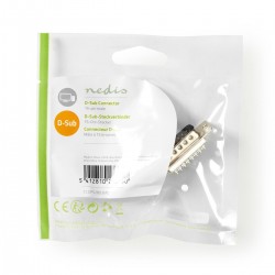 D-Sub Chassis Mount D-Sub 15-Pin Male Metal Βύσμα D-Sub 15pin Αρσενικό NEDIS CCGP52803ME