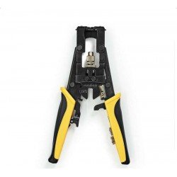 Crimping Tool Multi Modular F BNC RCA Coaxial Nedis CSGG49540YE Πένσα Μεταλλική Crimping Tool Multi Modular F BNC RCA Coaxial Nedis CSGG49540YE Πένσα Μεταλλική