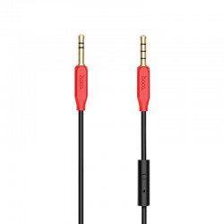 Sound Cable Jack 3.5mm Male To Audio & Microphone 1m Aux Black Hoco UPA12 Καλώδιο Ήχου Sound Cable Jack 3.5mm Male To Audio & Microphone 1m Aux Black Hoco UPA12 Καλώδιο Ήχου