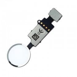 Καλωδιοταινία Με Κεντρικό Κουμπί Λευκό iPhone 7 / 7 Plus / 8 / 8 Plus Flex Home Button Without Bluetooth White i7/7P/8/8P Plus