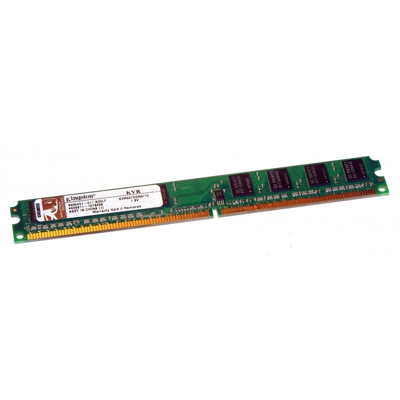 1Gb Ram DDR2 Memory Kingston -667Mhz- KVR667D2N5/1G Μνήμη (PC) USED