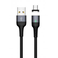 Magnetic Charging Cable USB A 2.0 Male Micro USB 1m PT-750