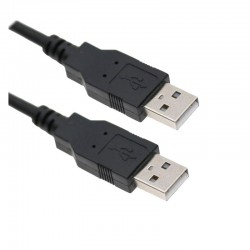 USB 2.0 Male To Male Type A Copper Cable Black 0.5m Καλώδιο Μαύρο C161-AMAM-B0.5 USB 2.0 Male To Male Type A Copper Cable Black 0.5m Καλώδιο Μαύρο C161-AMAM-B0.5