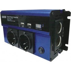 Car Charger 12V DC To 220V AC Inverter Adapter & USB 1000W Τροφοδοτικό Αναπτήρα QY-7011 Car Charger 12V DC To 220V AC Inverter Adapter & USB 1000W Τροφοδοτικό Αναπτήρα QY-7011