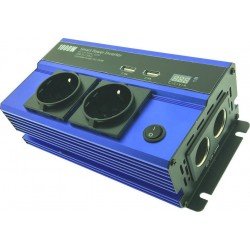 Car Charger 12V DC To 220V AC Inverter Adapter & USB 1000W Τροφοδοτικό Αναπτήρα QY-7011