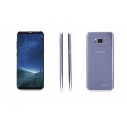 Samsung Galaxy S8 Smart Phone IPS 5.8" SM-G950F 4G Octa Core 2.3Ghz 4GB RAM 64GB ROM Camera 12Mp Black-Purple Refurbished