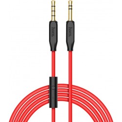 Sound Cable Jack 3.5mm Male To Audio & Microphone 1m Aux Red Hoco UPA12 Καλώδιο Ήχου Με Μικρόφωνο Κόκκινο Sound Cable Jack 3.5mm Male To Audio & Microphone 1m Aux Red Hoco UPA12 Καλώδιο Ήχου Με Μικρόφωνο Κόκκινο