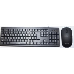 Πληκτρολόγιο Ενσύρματο & Ποντίκι Οπτικό Μαύρο Business Wired USB Keyboard & Mouse Black Wesdar V2 WS-V2-SET Πληκτρολόγιο Ενσύρματο & Ποντίκι Οπτικό Μαύρο Business Wired USB Keyboard & Mouse Black Wesdar V2 WS-V2-SET