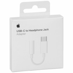 Apple MU7E2ZM/A Original Adapter USB Type C Male - Jack 3.5 Female Cable 0.15m A2049