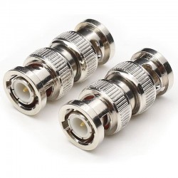 BNC Connector Male-Male RG59 CCTV Σύνδεσμος Καλωδίου Μούφα HLB3119 BNC Connector Male-Male RG59 CCTV Σύνδεσμος Καλωδίου Μούφα HLB3119