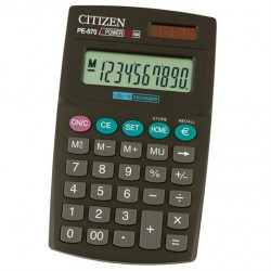 Κομπιουτεράκι Ηλεκτρονικό Αριθμομηχανή Citizen Electronic Calculator Solar PE-570 Κομπιουτεράκι Ηλεκτρονικό Αριθμομηχανή Citizen Electronic Calculator Solar PE-570