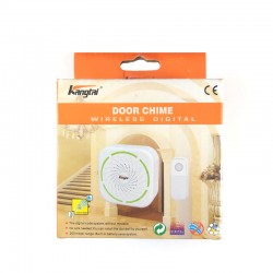 Κουδούνι Ασύρματο Τηλεχειριζόμενο DC 200m με LED Wireless DoorBell KANGTAI 98226+90022