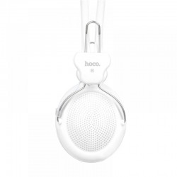 Headphone Stereo 3.5mm With Mic White Ακουστικά Λευκά με Μικρόφωνο Και Πλήκτρο Ελέγχου Hoco W5 Manno 