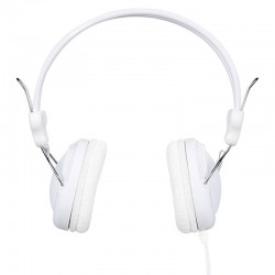 Headphone Stereo 3.5mm With Mic White Ακουστικά Λευκά με Μικρόφωνο Και Πλήκτρο Ελέγχου Hoco W5 Manno 