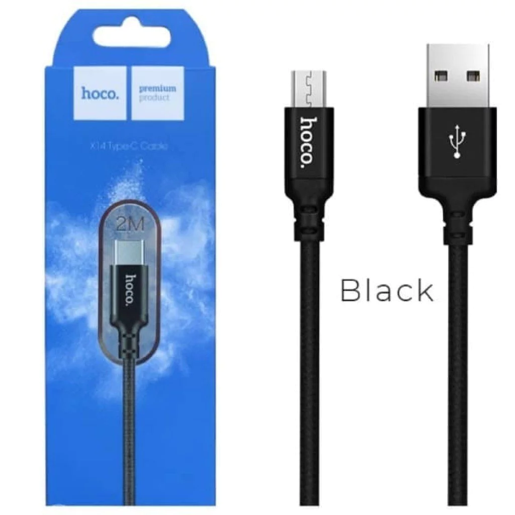 Καλώδιο USB To TYPE-C Μαύρο 2M Hoco X14