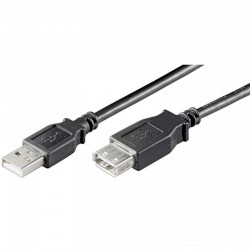 Καλώδιο Προέκτασης USB 2.0 M/F Extension Cable 0.8m LNC Black Καλώδιο Προέκτασης USB 2.0 M/F Extension Cable 0.8m LNC Black