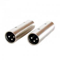 Canon XLR Metal Adaptor 3P Αρσενικό Σε 3P Αρσενικό Μεταλλικό LZ162 JT2148 (CN050)