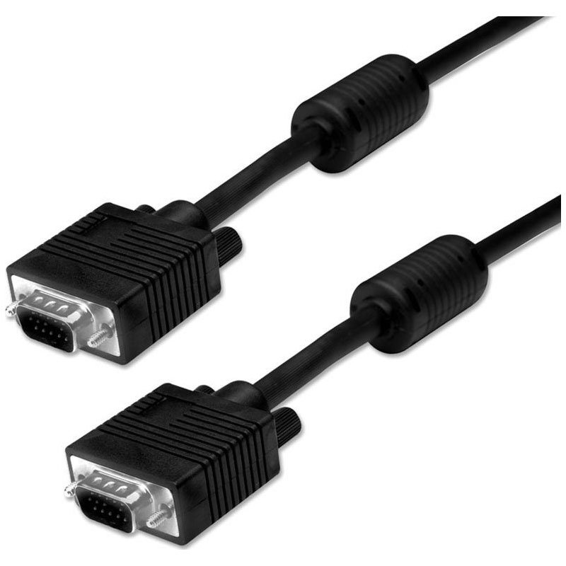 VGA Cable 15pin Male Σε Male Full HD Copper 3+6 2x Ferrites 1.5m Καλώδιο Powertech CAB-G025 G024 VGA Cable 15pin Male Σε Male Full HD Copper 3+6 2x Ferrites 1.5m Καλώδιο Powertech CAB-G025 G024