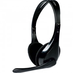 Headphones & Microphone PT-734 Powertech Black 105dB 40mm 1.8m Ακουστικά & Μικρόφωνο Μαύρα Headphones & Microphone PT-734 Powertech Black 105dB 40mm 1.8m Ακουστικά & Μικρόφωνο Μαύρα