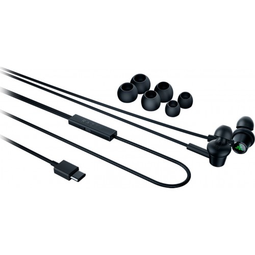 Razer Hammerhead USB-C ANC In-Ears Ενσύρματα Ακουστικά Ψείρες Μαύρα Razer Hammerhead USB-C ANC In-Ears Ενσύρματα Ακουστικά Ψείρες Μαύρα