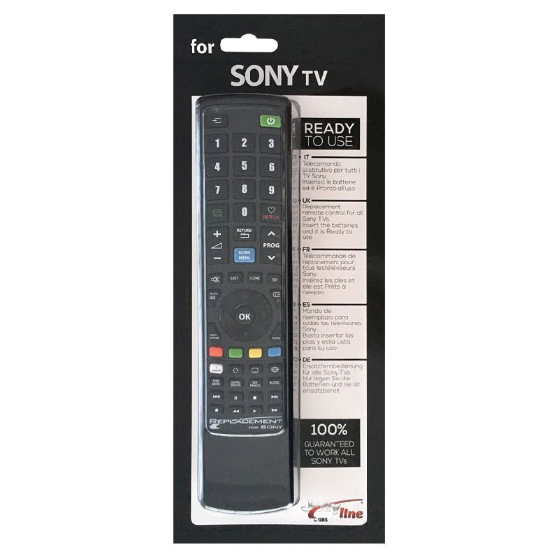 Jolly Line Remote Control Smart TV Sony Τηλεχειριστήριο Τηλεόρασης Ready JL1717
