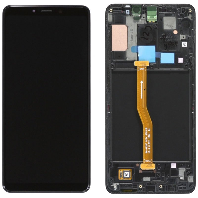Αυθεντική Οθόνη Samsung Galaxy A9 2018 A920 GH97-18308A Original LCD & Frame QHD Μαύρη Service Pack