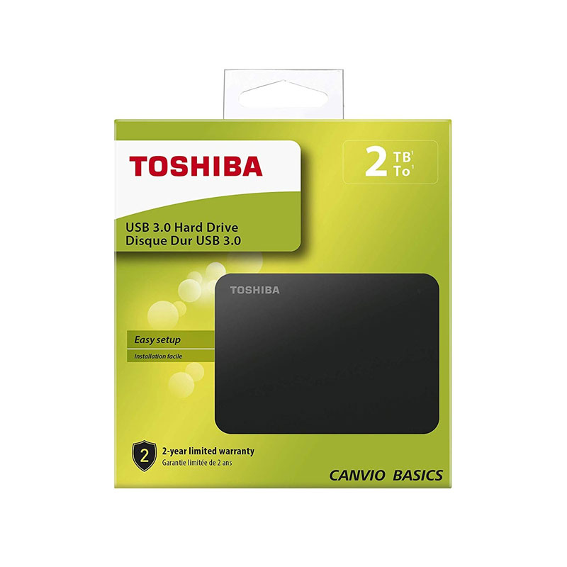 2TB Toshiba Canvio Basics 2.5 External Hard Drive Black Εξωτερικός Σκληρός Δίσκος USB 3.0 2TB Toshiba Canvio Basics 2.5 External Hard Drive Black Εξωτερικός Σκληρός Δίσκος USB 3.0