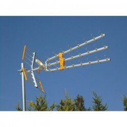 Mistral Antenna Triple Maxi Digital Outdoor UHF/VHF DVB-T TV 4G LTE 18dBi Κεραία Εξωτερική Τηλεόρασης 0324
