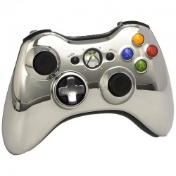 JOYPAD WIRELESS CONTROLLER MICROSOFT SILVER CHROME SERIES ΧΕΙΡΙΣΤΗΡΙΟ ΑΣΗΜΙ ΑΣΥΡΜΑΤΟ (360) JOYPAD WIRELESS CONTROLLER MICROSOFT SILVER CHROME SERIES ΧΕΙΡΙΣΤΗΡΙΟ ΑΣΗΜΙ ΑΣΥΡΜΑΤΟ (360)