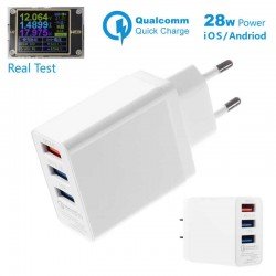 Τροφοδοτικό Κινητών Τηλεφώνων Quick Charger Power Adaptor 3 X USB 5V 6A Qualcomm XBX08Q Τροφοδοτικό Κινητών Τηλεφώνων Quick Charger Power Adaptor 3 X USB 5V 6A Qualcomm XBX08Q