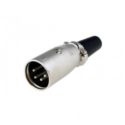 Canon XLR Connector Male 4P Βύσμα Αρσενικό Με Βίδα LZ-114-4P