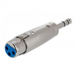 Canon XLR Metal Adaptor 3P Θηλυκό Σε 6.3mm Stereo Αρσενικό Μεταλλικό LZ165