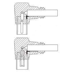 Antena TV Cable M-F Corner 1.5m Καλώδιο Κεραίας Μαύρο Γωνία 11525 Antena TV Cable M-F Corner 1.5m Καλώδιο Κεραίας Μαύρο Γωνία 11525