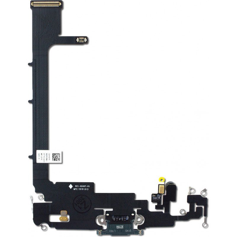 Καλωδιοταινία Φόρτισης Μαύρη iPhone 11 Pro Max Charging Port Flex Black i11ProMax