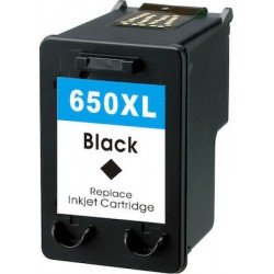 HP 650XL Black Printer Catridge  Συμβατό Μελάνι Μαύρο 