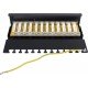 Goobay 69307 Patch Panel UTP Ethernet Cat 6 STP Shielded 12 Port Black Goobay 69307 Patch Panel UTP Ethernet Cat 6 STP Shielded 12 Port Black