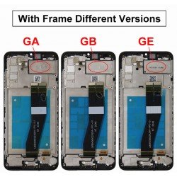 Οθόνη Samsung Galaxy A02s A025F/F02s Original LCD & Touch & Frame Black GA/GB/GE SM-E025 Small Glass
