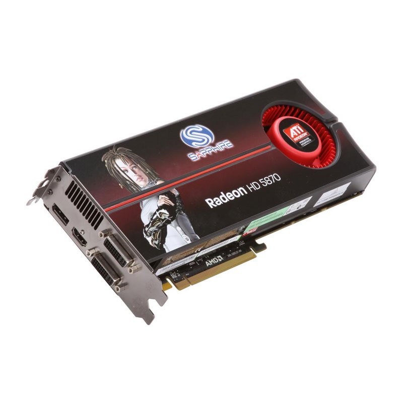 VGA ATI RADEON HD 5870 1 Gb DDR5 SAPPHIRE VAPOR-X DVI-I/HDMI/DP -USED-
