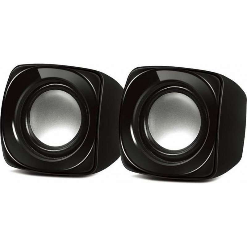 NOD Base.2.Zero Speakers 2 X 3 Watt RMS 2.0 Jack & USB Black Ηχεία Μαύρα NOD Base.2.Zero Speakers 2 X 3 Watt RMS 2.0 Jack & USB Black Ηχεία Μαύρα
