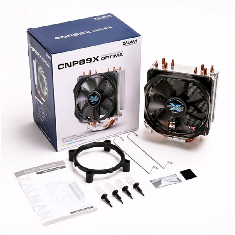 Zalman CNPS9X-OPTIMA Cpu Cooler 180W 4 X Heatpipes 120mm White LED Ανεμιστήρας Επεξεργαστή Zalman CNPS9X-OPTIMA Cpu Cooler 180W 4 X Heatpipes 120mm White LED Ανεμιστήρας Επεξεργαστή