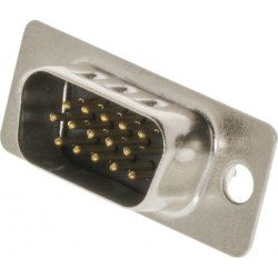 VGA HD15 Male Metallic Board Plug DSC-415 Βύσμα Πλακέτας Αρσενικό