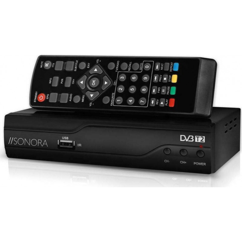 Sonora DVB-T MPEG-4 Digital TV Receiver FHD Decoder Επίγειος Ψηφιακός Δέκτης DVD T2-001 Sonora DVB-T MPEG-4 Digital TV Receiver FHD Decoder Επίγειος Ψηφιακός Δέκτης DVD T2-001