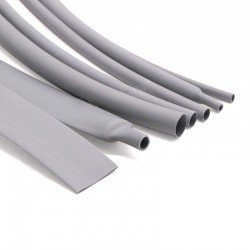 Heat Shrink Tubing Gray Θερμοσυστελλόμενο Γκρι Φ19 19.1/9.5mm 1m CB-1000-109 PLF100 Heat Shrink Tubing Gray Θερμοσυστελλόμενο Γκρι Φ19 19.1/9.5mm 1m CB-1000-109 PLF100