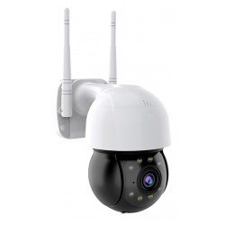 Innotronik IP Camera Dome IP65 IR 10m External 2Mpx 1080p WiFi White-Black Κάμερα Εξωτερικού Χώρου Λευκή-Μαύρη ICS-PT24