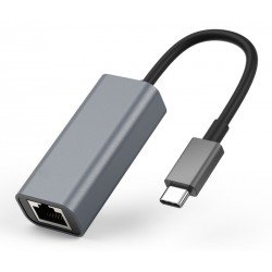 USB 3.1 Type C - Ethernet 100/1000 Silver 0.15m PTH-044