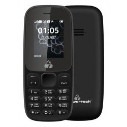 Mobile Cell Phone Milly Small II  Dual Sim Black Κινητό Τηλέφωνο Powertech PTM-28